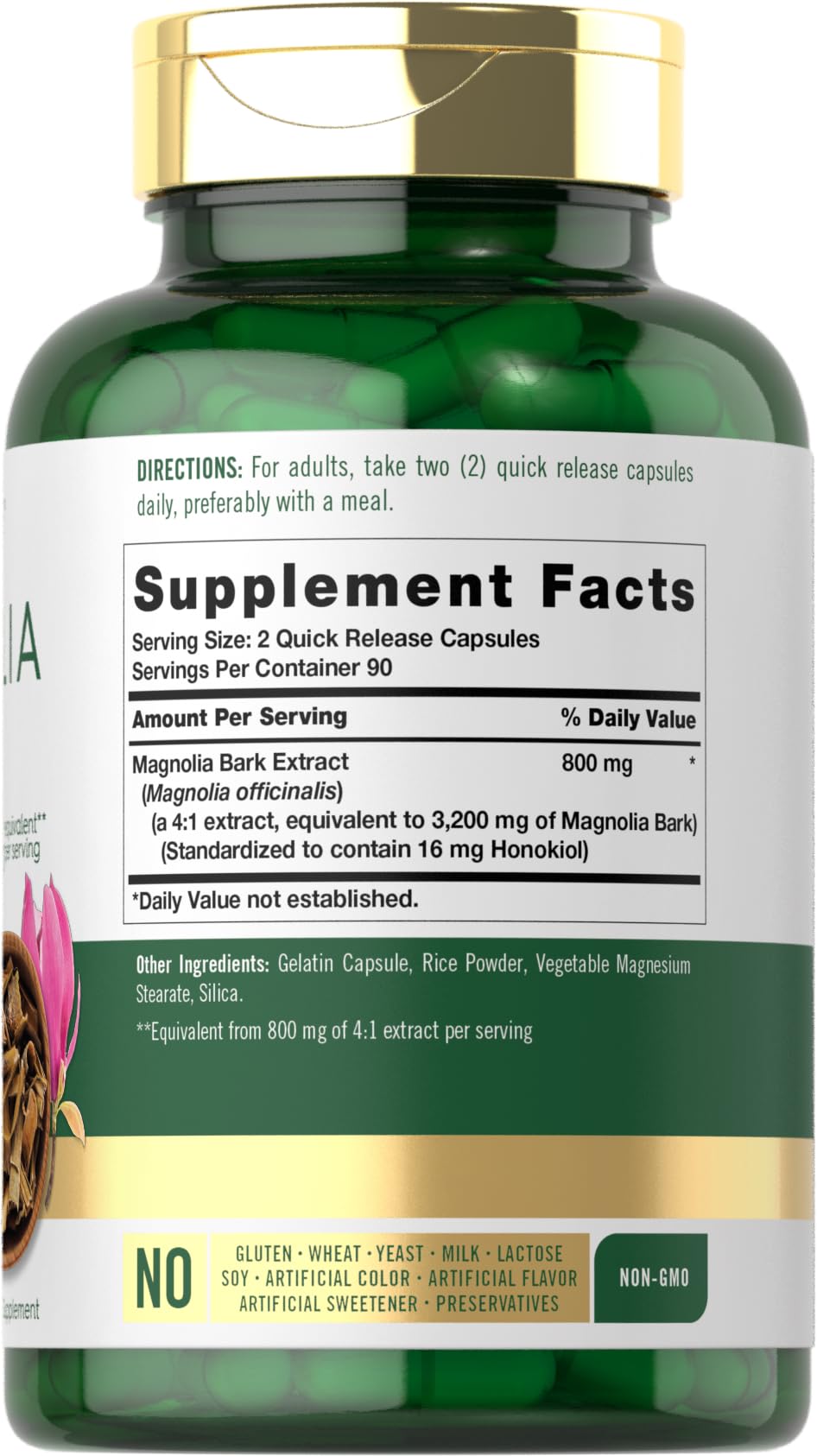 Boîte Carlyle Magnolia: capsules faciles à prendre