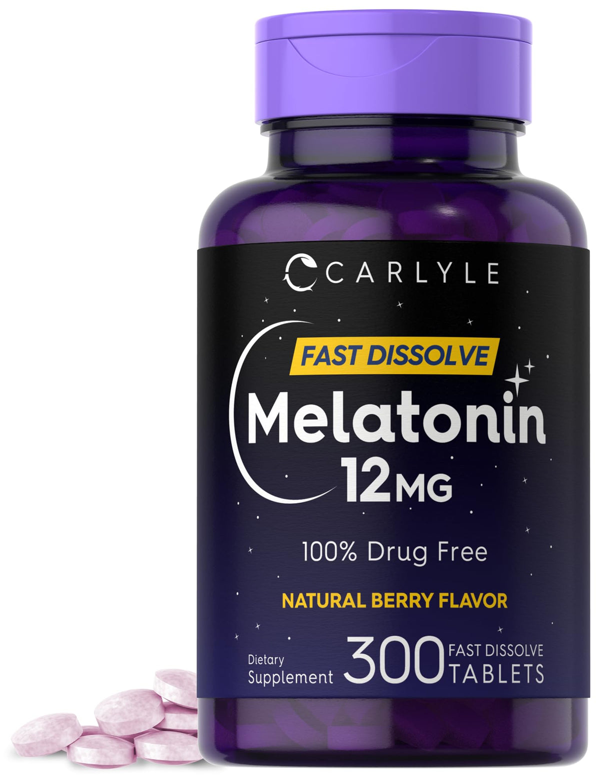 Carlyle Mélatonine 12 mg, comprimé dissolution rapide pour le soir