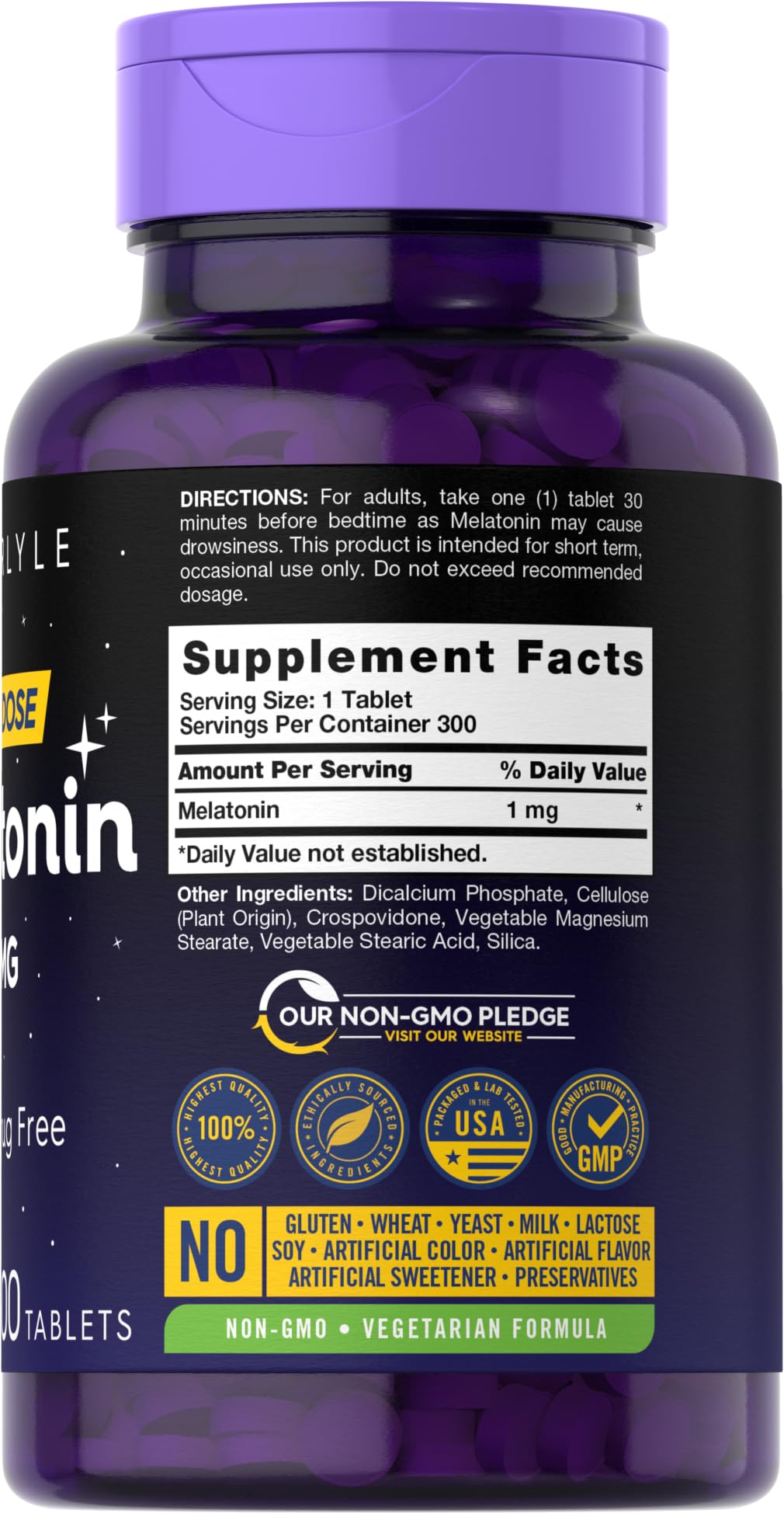Carlyle Mélatonine: comprimés 1 mg, dosage discret le soir