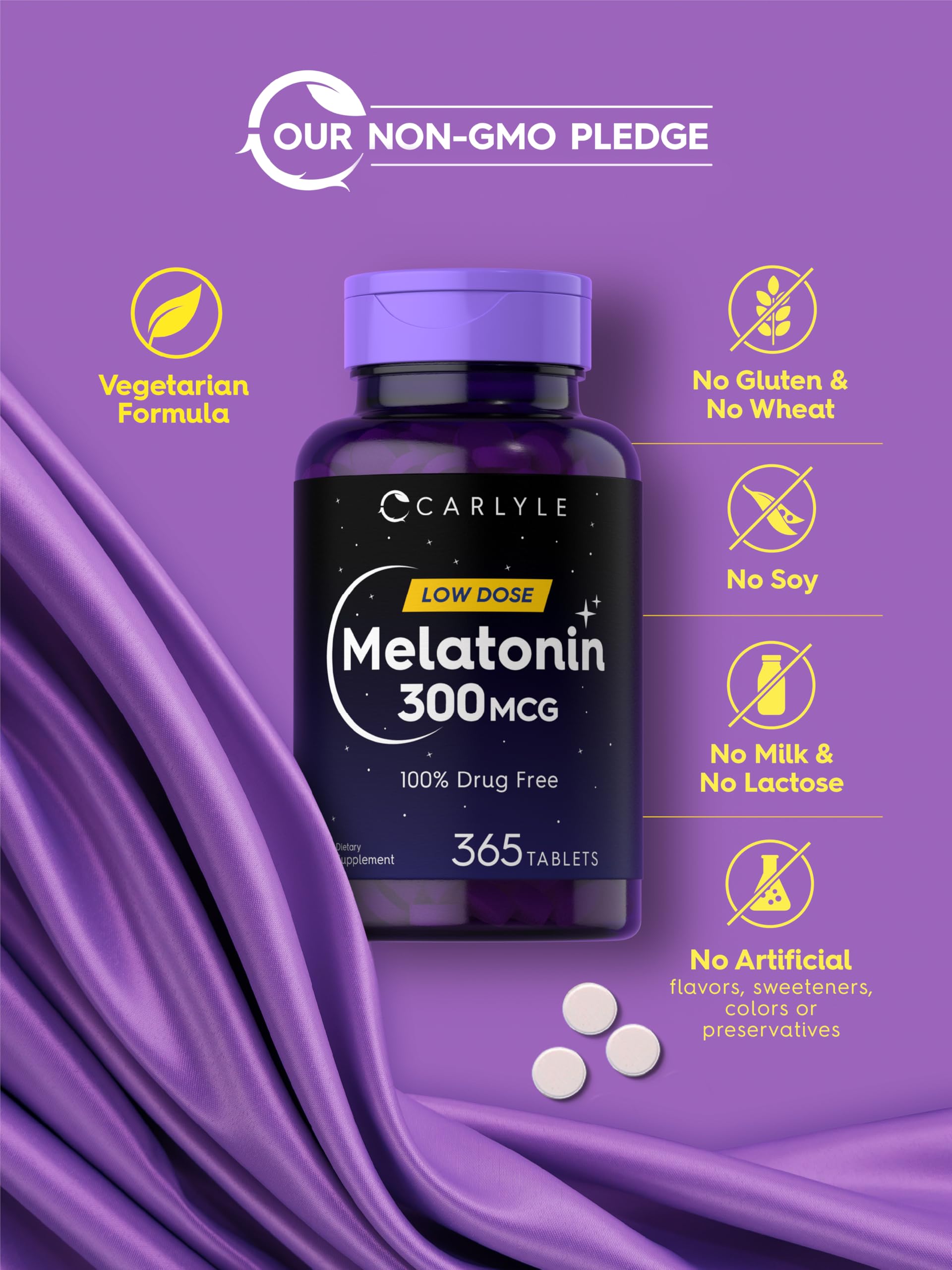 Carlyle Mélatonine, laboratoire testé, qualité et traçabilité garanties.