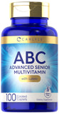 Carlyle Multivitamine 60+ bouteille: soutien nutritionnel quotidien pour seniors actifs.
