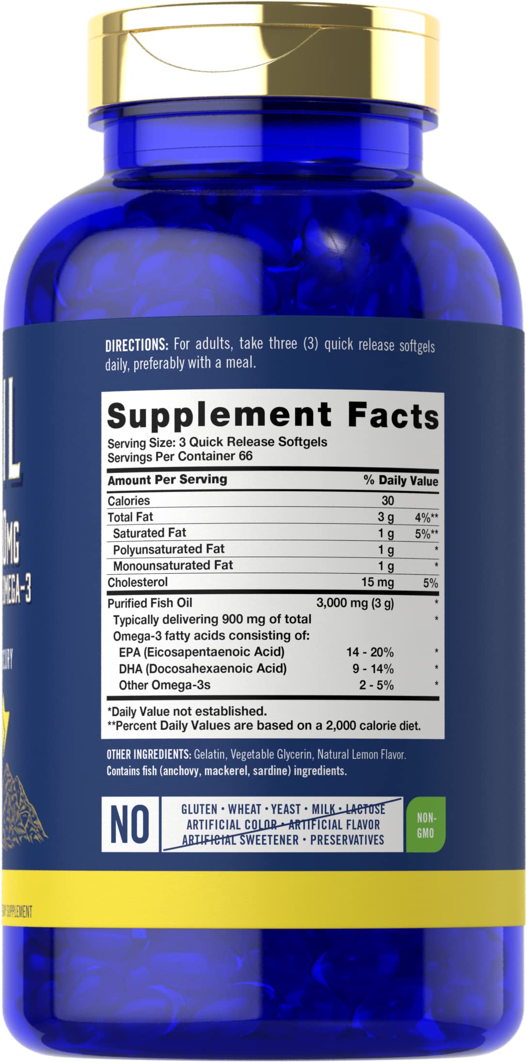 Carlyle Omega-3 900 mg par gélule, pratique pour vos apports journaliers.