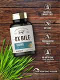 Carlyle Ox Bile – capsules près de la bouteille, routine post-repas