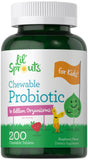 Gommes probiotiques Carlyle pour enfants, saveur framboise, format 200 gommes.