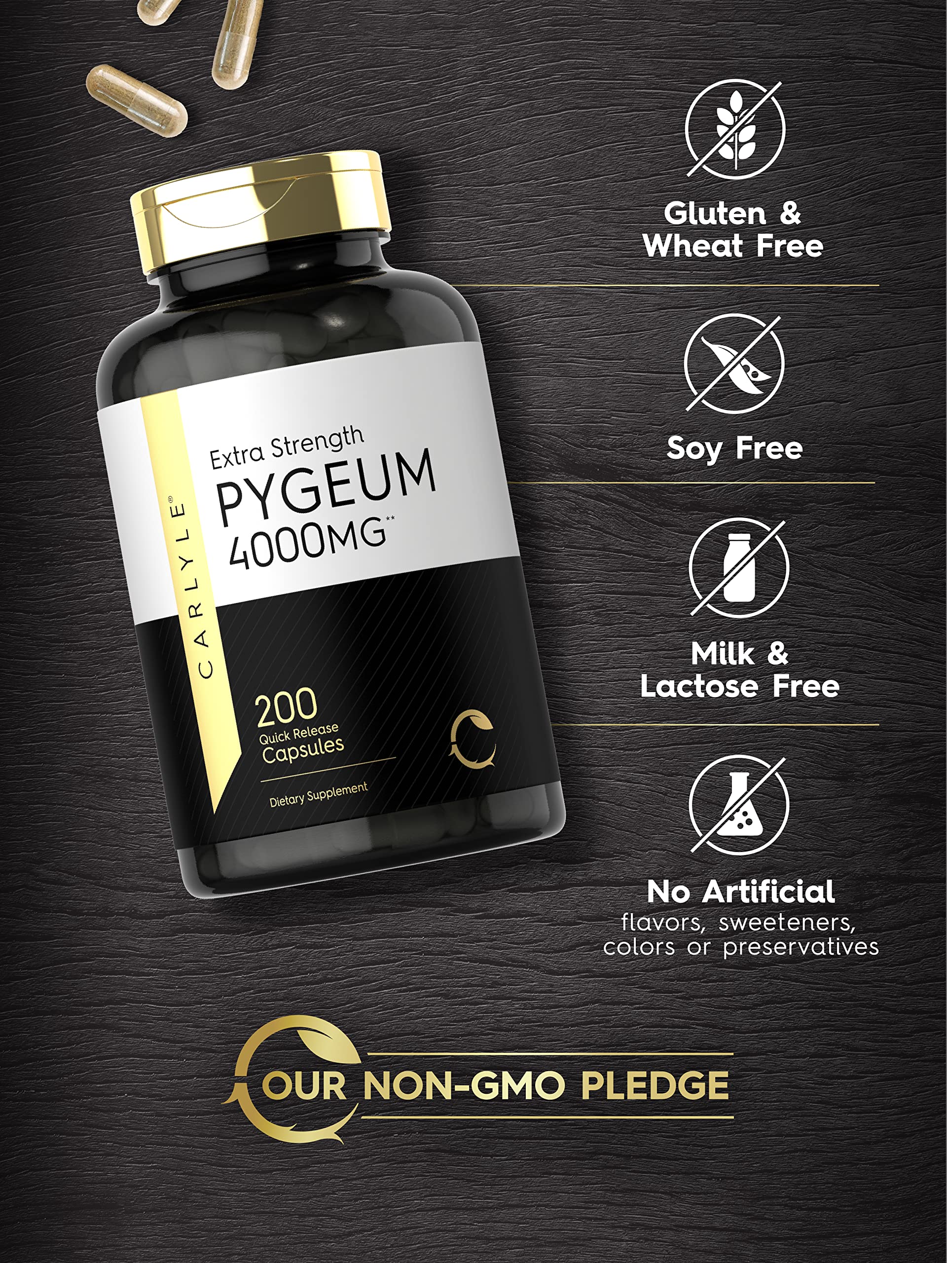 Carlyle Pygeum Africanum Capsules Haute-Concentration : apport puissant pour la routine.