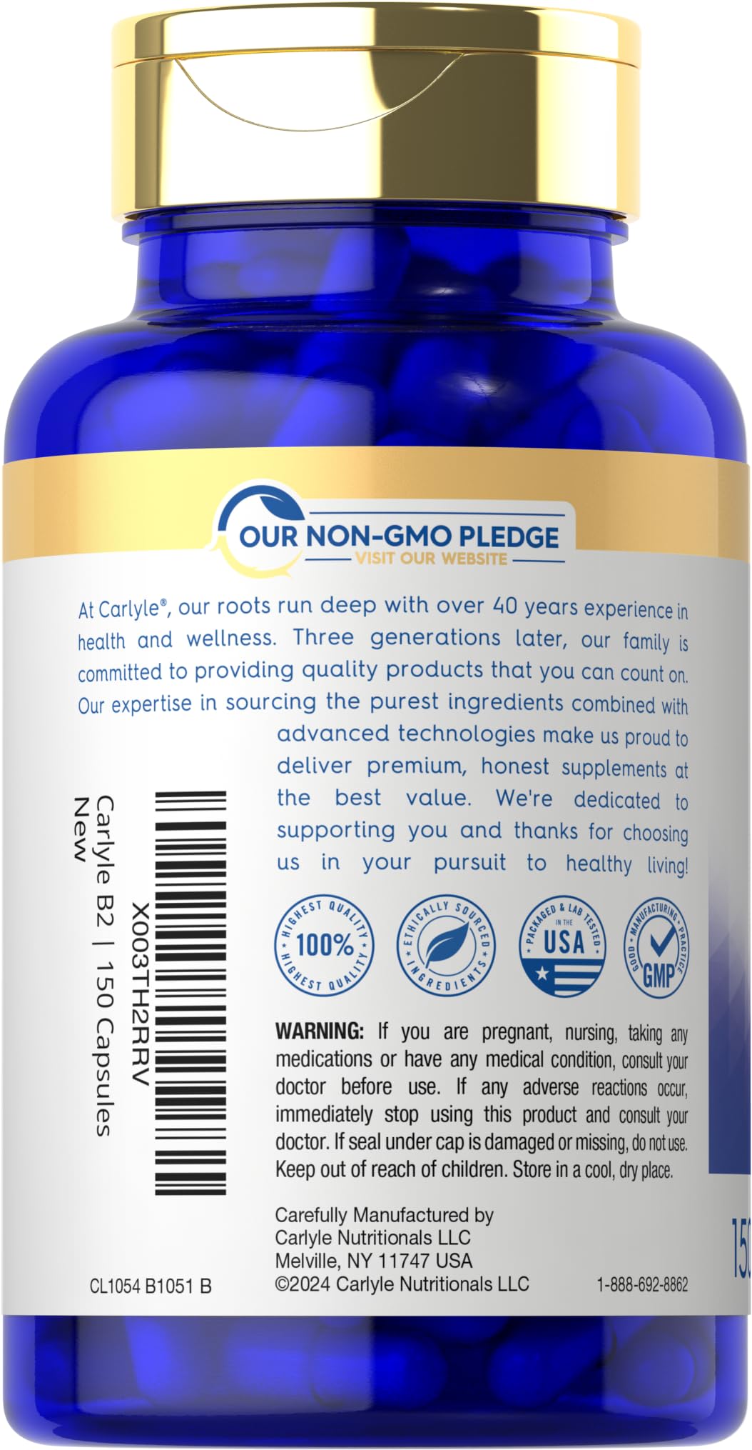 Carlyle Riboflavine 200 mg – étui et présentation visibles