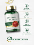 Emballage Carlyle Safran symbolisant produit naturel et sans additifs.