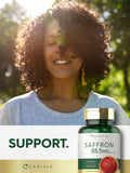 Qualité laboratoire Carlyle Safran avec ingrédients fiables et contrôlés.
