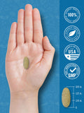 Carlyle Teen Multivitamin flacon transparent, stockage simple et accessibilité.