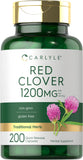 Carlyle Trèfle Rouge : capsules dans la bouteille pour une utilisation quotidienne pratique.