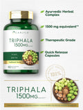 Carlyle Triphala gelules prise quotidienne : texture douce et ingestion rapide.