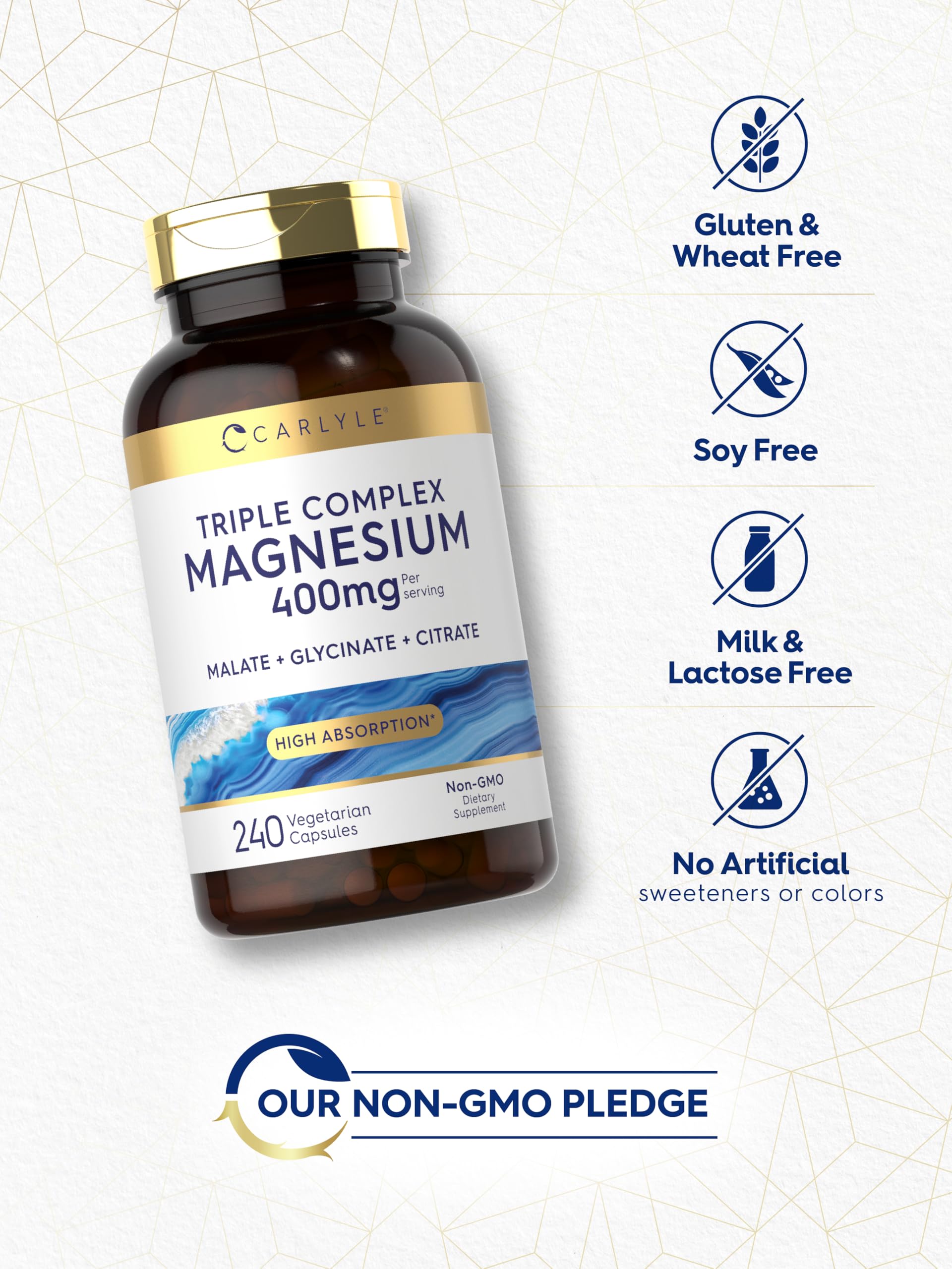 Contrôles qualité en laboratoire Carlyle Triple Magnesium Complex