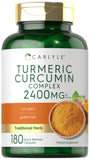 Carlyle Turmeric Curcumin : bouteille prête pour une routine quotidienne de bien-être.