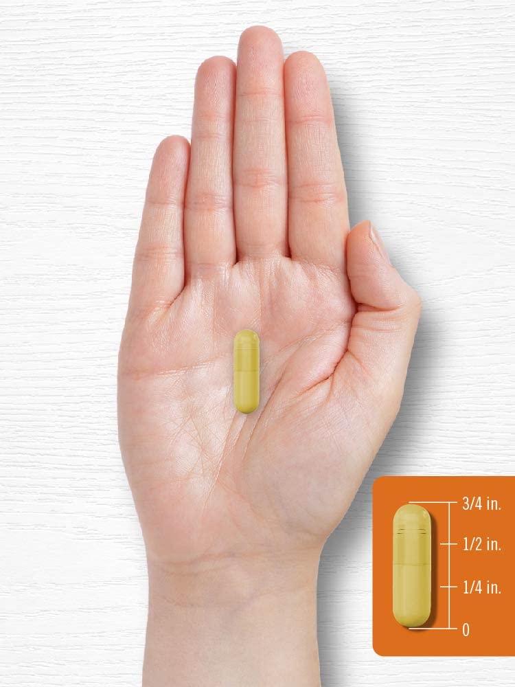 Carlyle Turmeric Curcumin : présentation en rayon mettant en avant sans gluten et sans OGM.