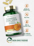 Carlyle Turmeric Curcumin : poudre et cuillère pour doser facilement votre complément.