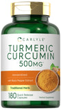 Carlyle Curcumine – bouteille et gélules visibles, facile à intégrer dans la routine quotidienne.