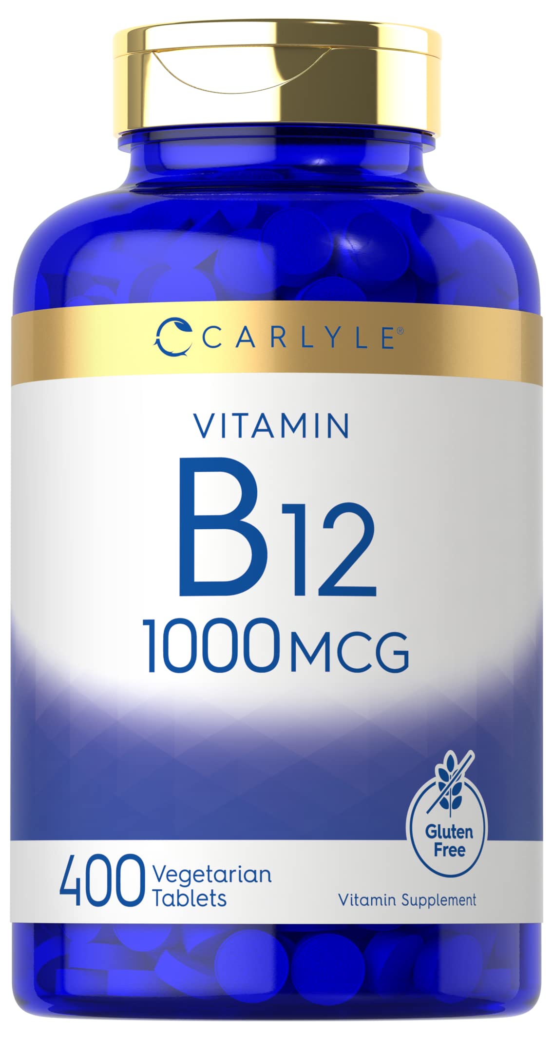 Carlyle Vitamine B12 1000 mcg bouteille—usage quotidien pour énergie potentielle