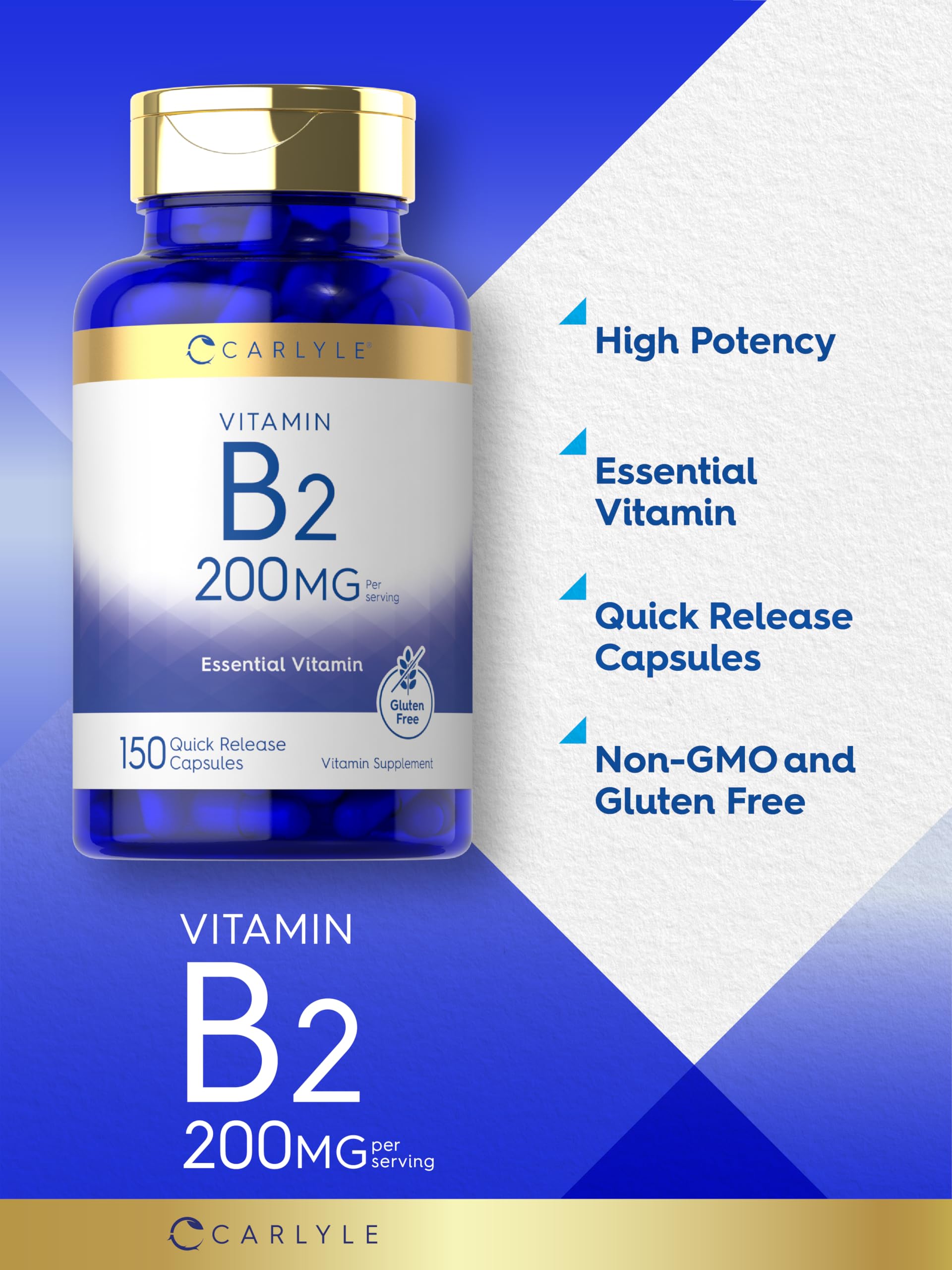 Carlyle Vitamine B2 – étiquette claire sur l emballage