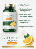 Gomme Carlyle Vitamine C avec cynorrhodon, soutien naturel quotidien.