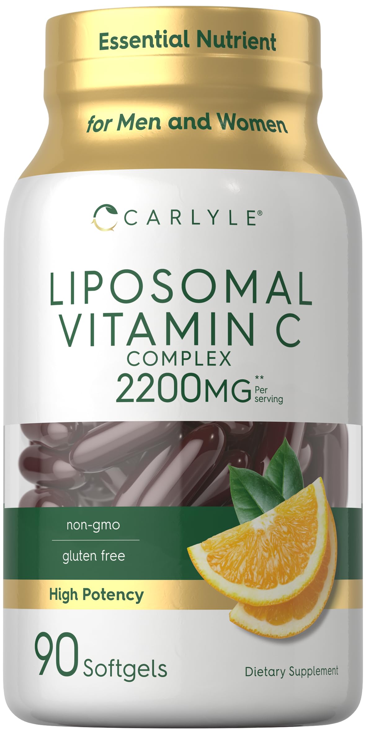 Carlyle vitamine C liposomale: bouteille élégante pour prise quotidienne pratique