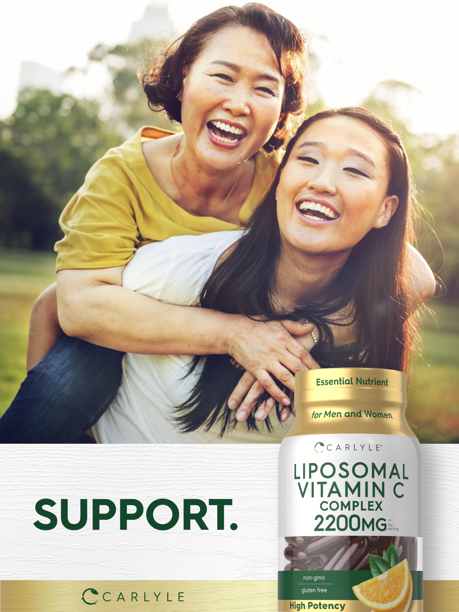 Carlyle vitamine C liposomale: sans OGM, option naturelle