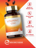 Carlyle Vitamine C avec Zinc, capsules molles faciles à prendre au quotidien.