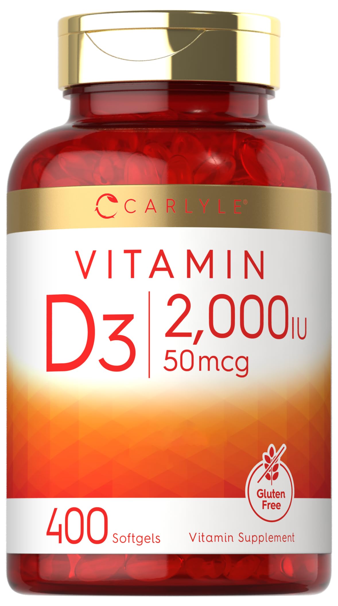 Carlyle D3 dans une bouteille, dosage quotidien pratique.