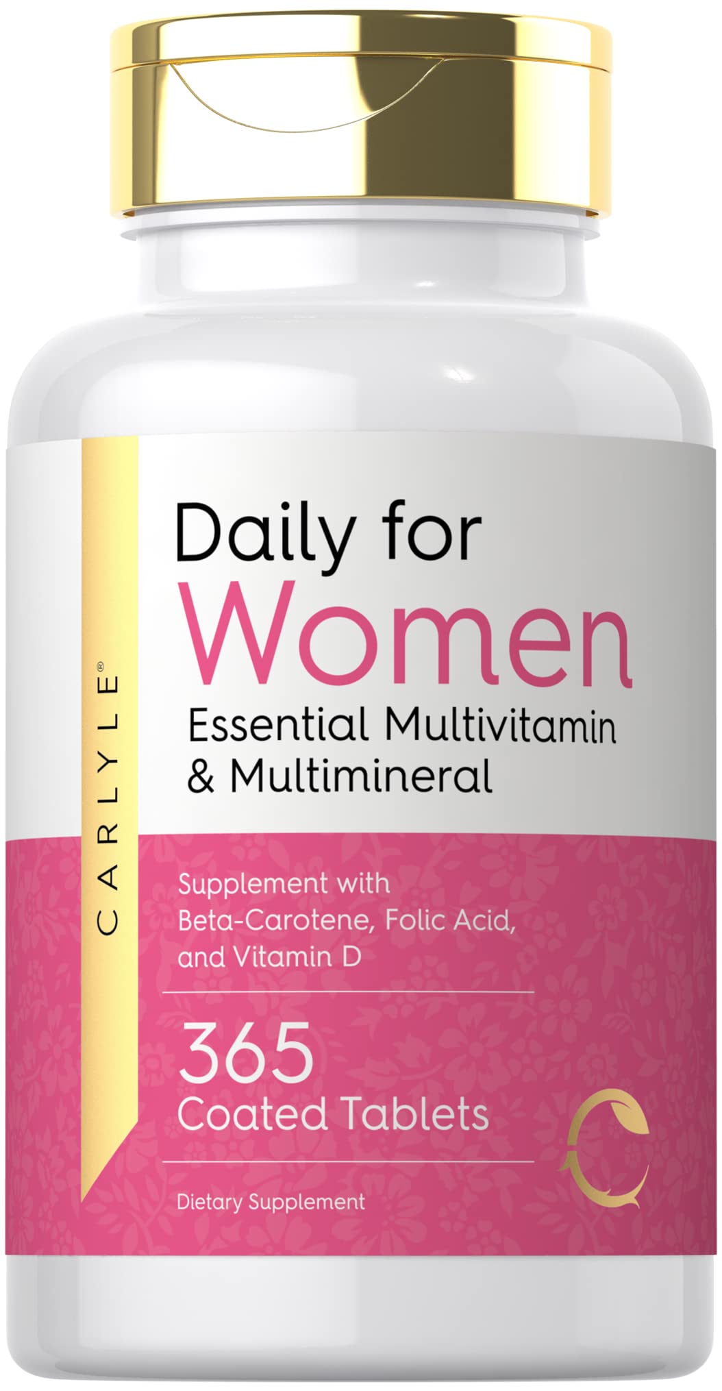 Carlyle: bouteille de vitamines quotidiennes pour femmes, soutien quotidien facile.
