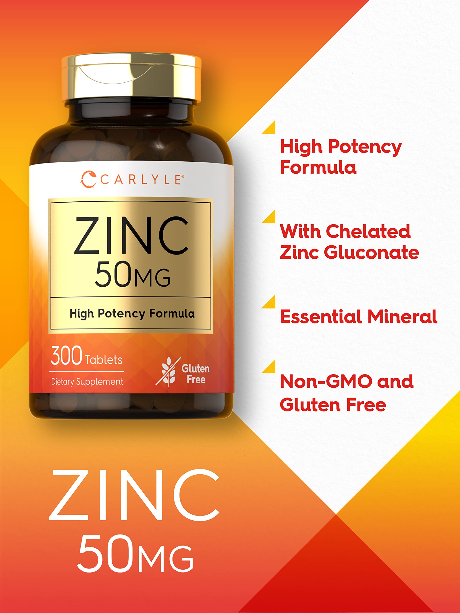Carlyle Zinc 50 mg – Emballage clair et informations de qualité