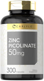 Carlyle Zinc Picolinate 50 mg capsules: supplément quotidien pour soutien minéral