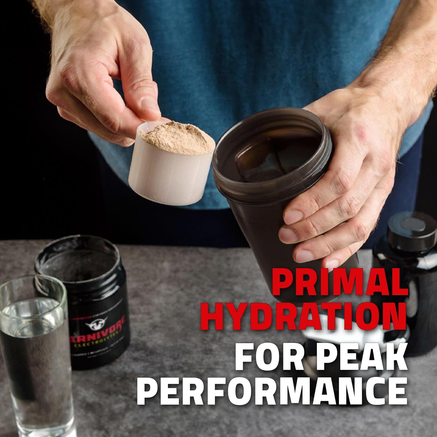 Carnivore Electrolytes Poudre, voyage: format compact pour rester hydraté.