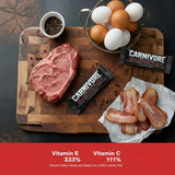 Carnivore On-The-Go Electrolytes: emballage propre et ingrédients de qualité.