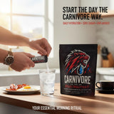 Carnivore On-The-Go Electrolytes: emballage portable pour hydratation en déplacement.