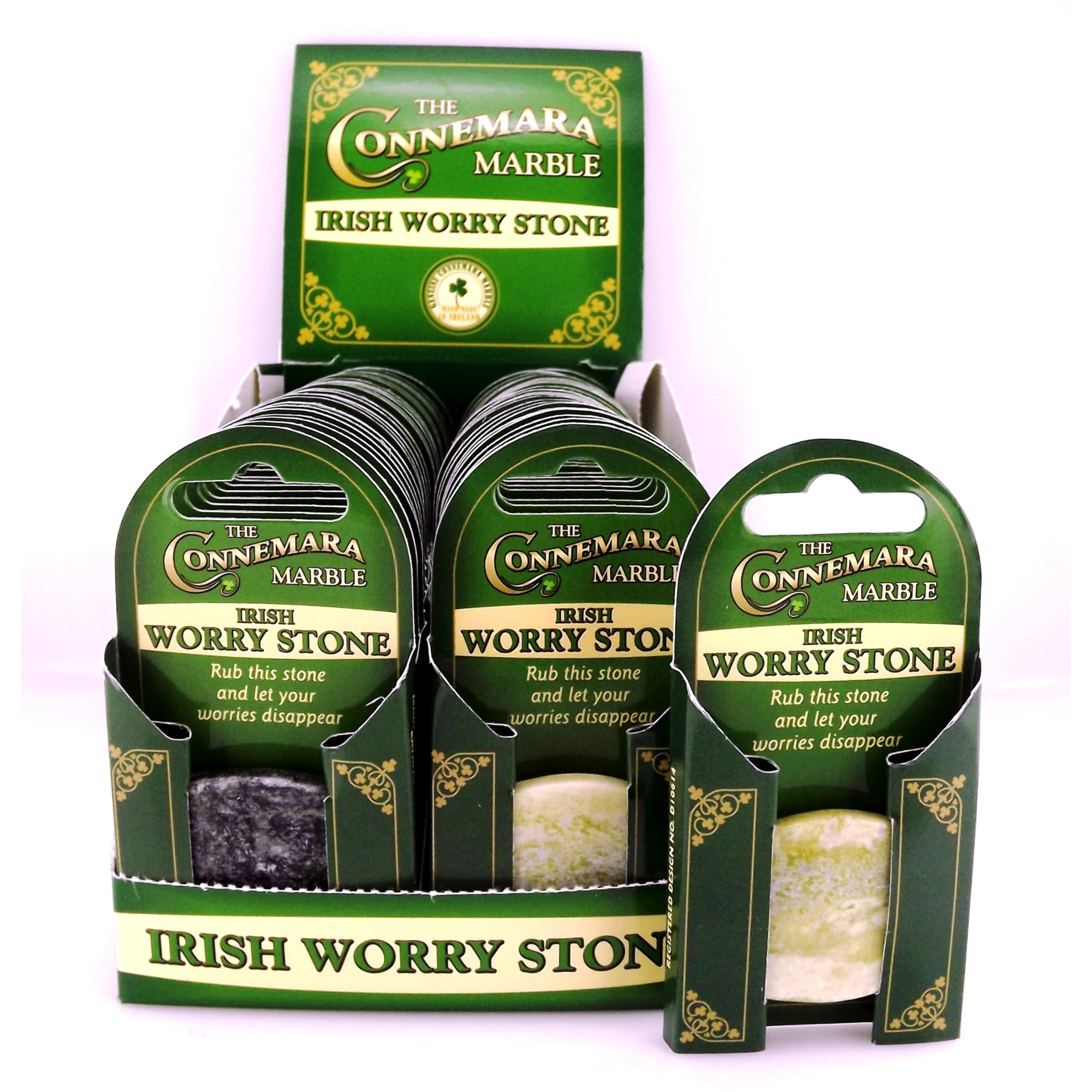 Origine familiale carrière Lissoughter, marbre Connemara vert authentique Carrolls Irish Gifts