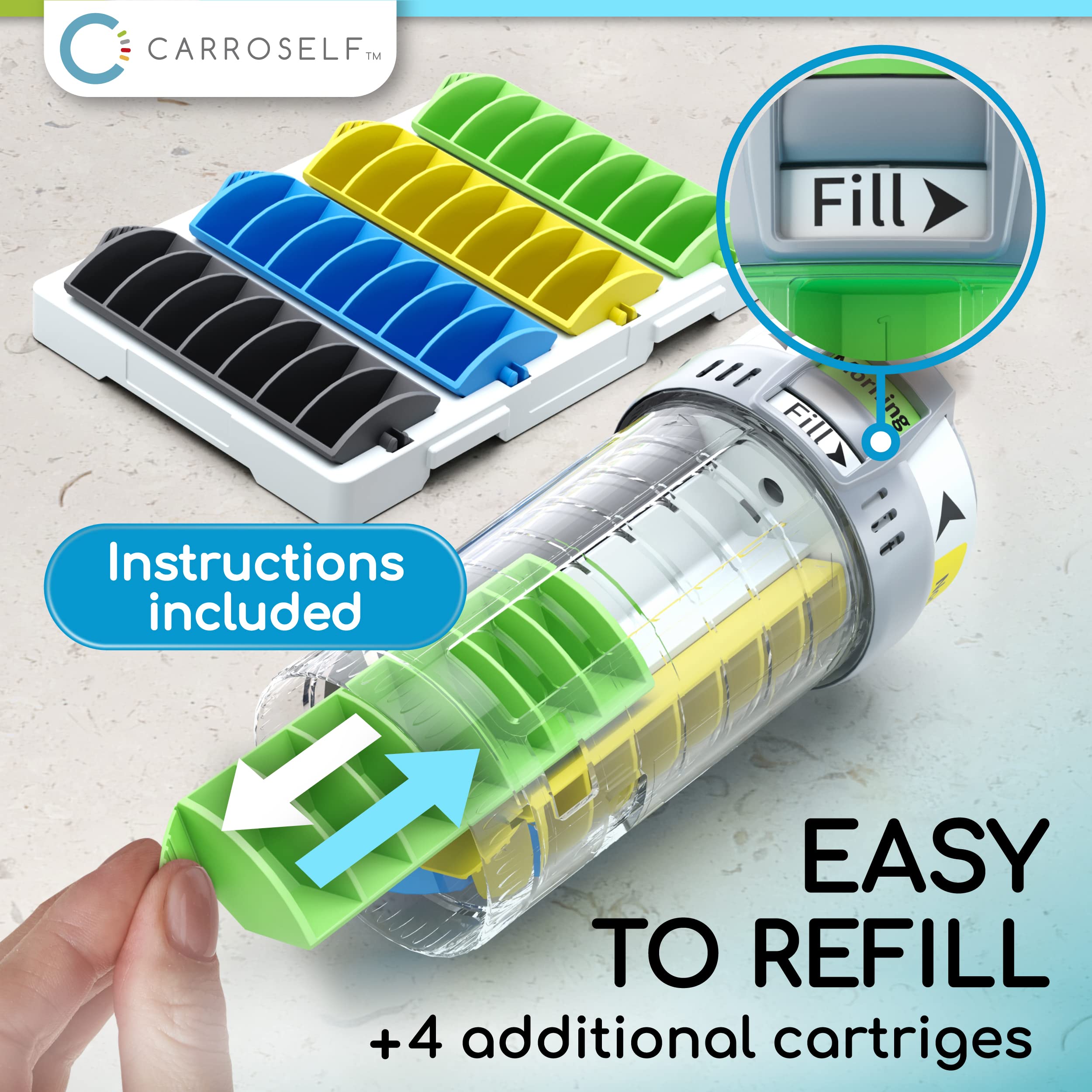 Carroself appli-rappels: notification digitale optionnelle utile.