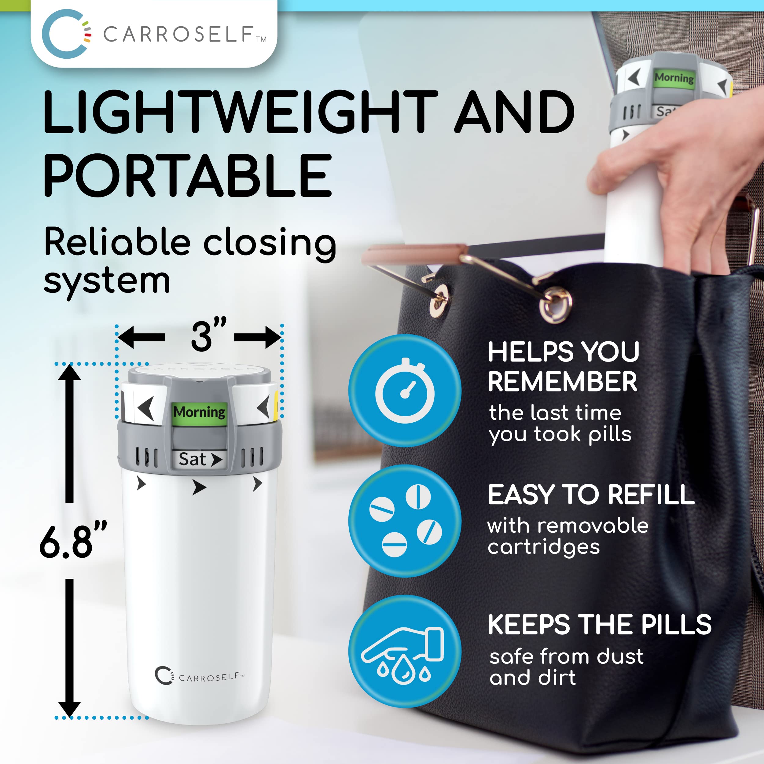 Carroself voyage pratique: compagnon discret pour trajets.
