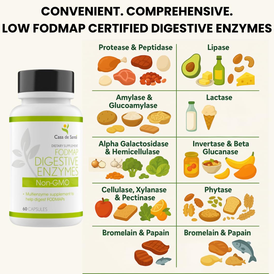 Casa de Sante – capsules 18 enzymes pour un soutien digestif global