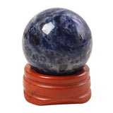 Casaper boule sodalite 30 mm pour méditation et concentration