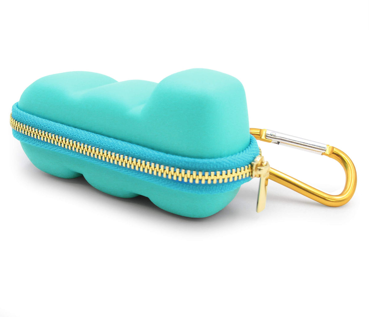 CASEMATIX étui inhalateur turquoise compact: protection discrète pour vos déplacements.