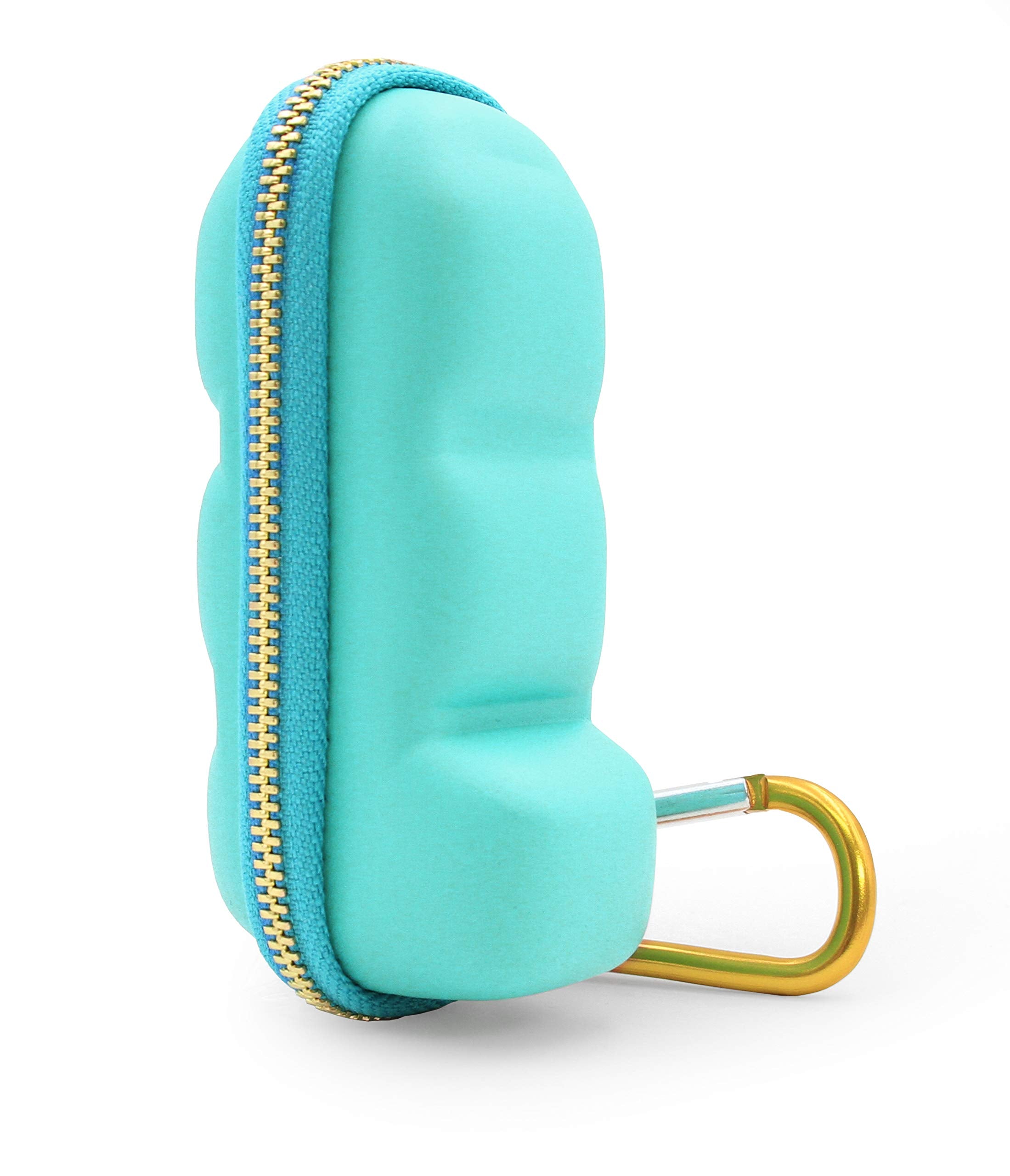 CASEMATIX étui inhalateur turquoise compact: passant-ceinture pratique pour le transport.