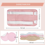 Castor Oil Pack Wrap sac-lavage : rangement pratique et hygiène facilitée