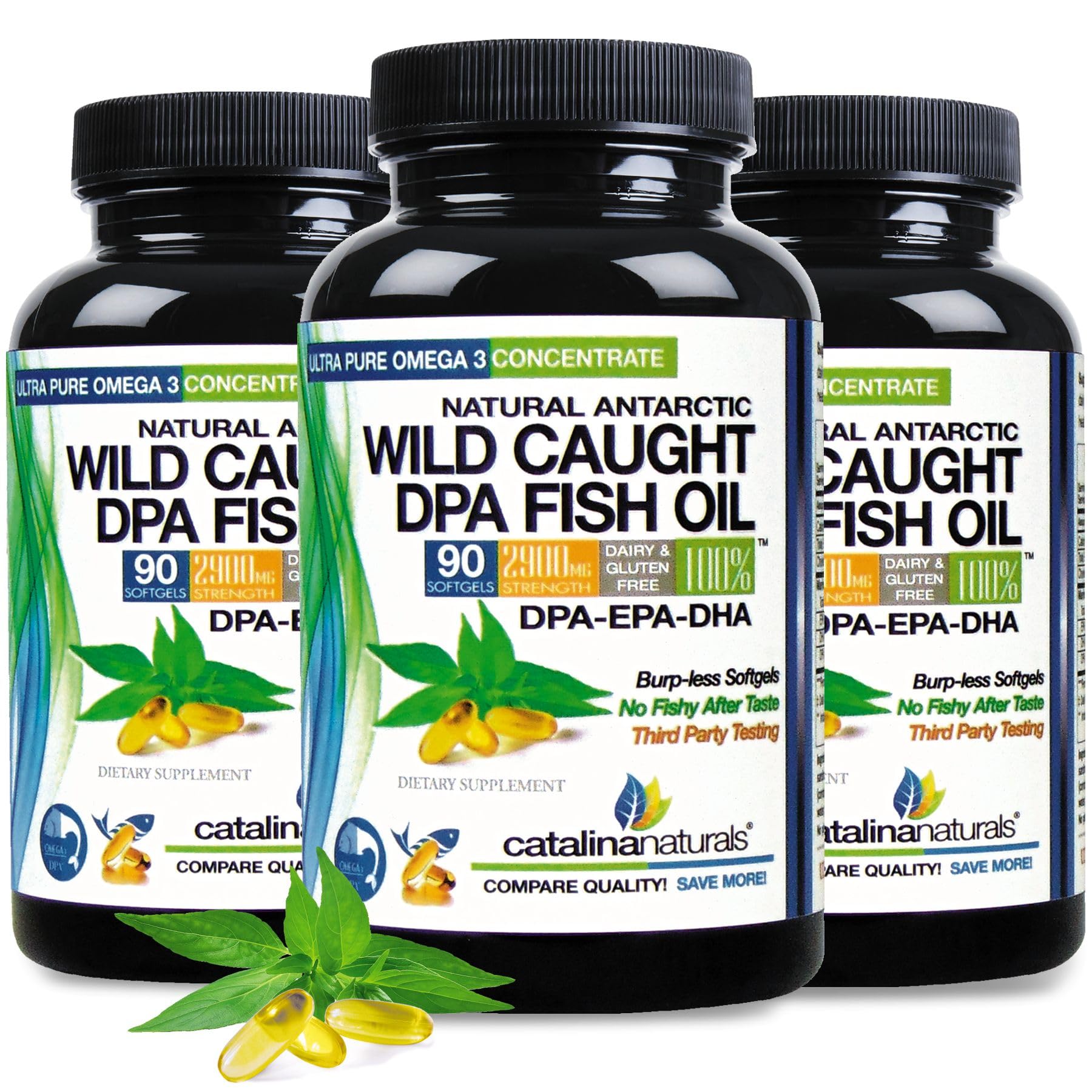 Routine quotidienne simple avec Catalina Naturals Omega-3 DPA.