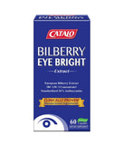 CATALO Bilberry Eyebright - capsules végétales présentées, faciles à prendre le matin.