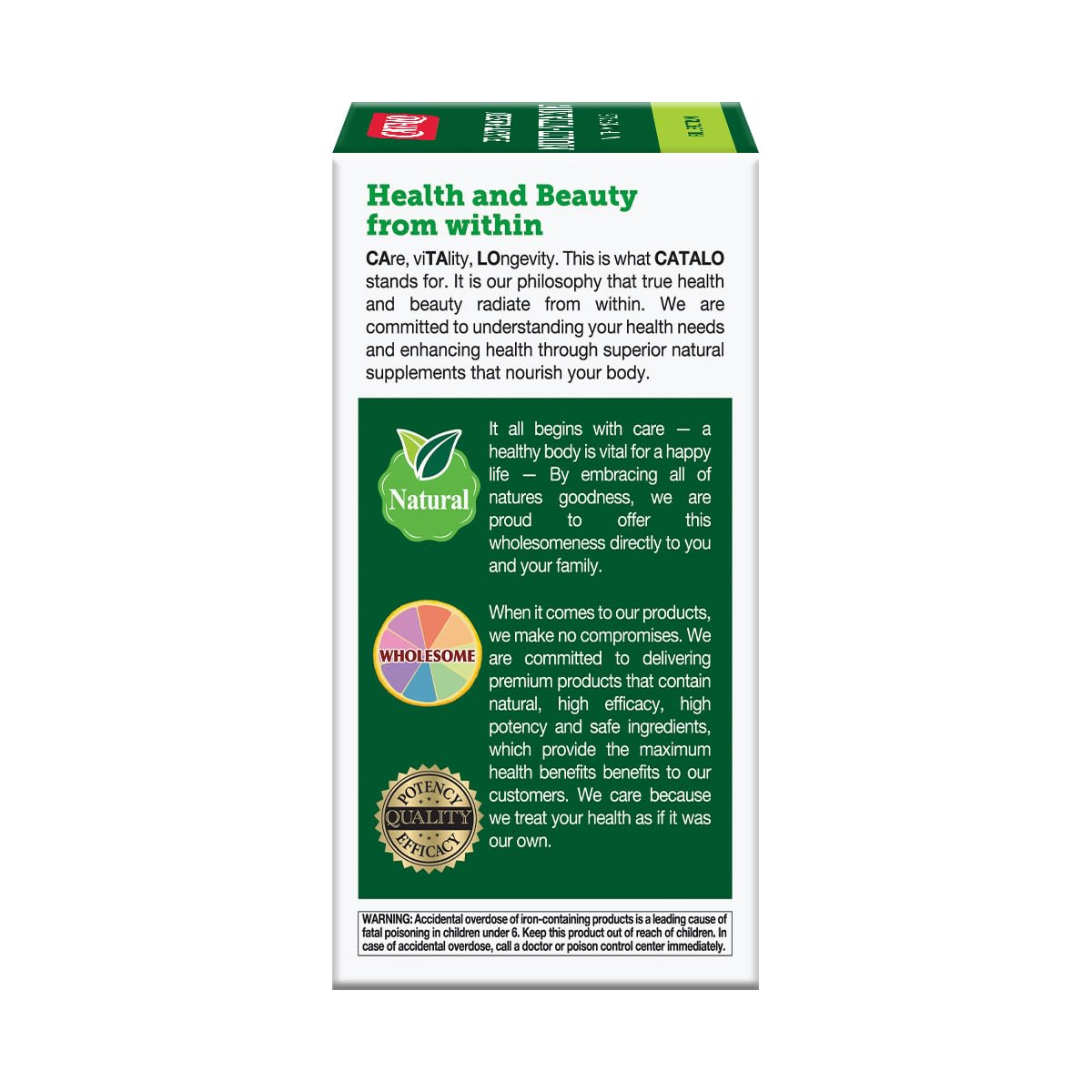 CATALO mix fruits-legumes-champignons-herbes - mélange naturel de nutriments.