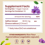 Catalyst Nutrition Safran Extrait - gélules pratiques pour une routine bien-être.