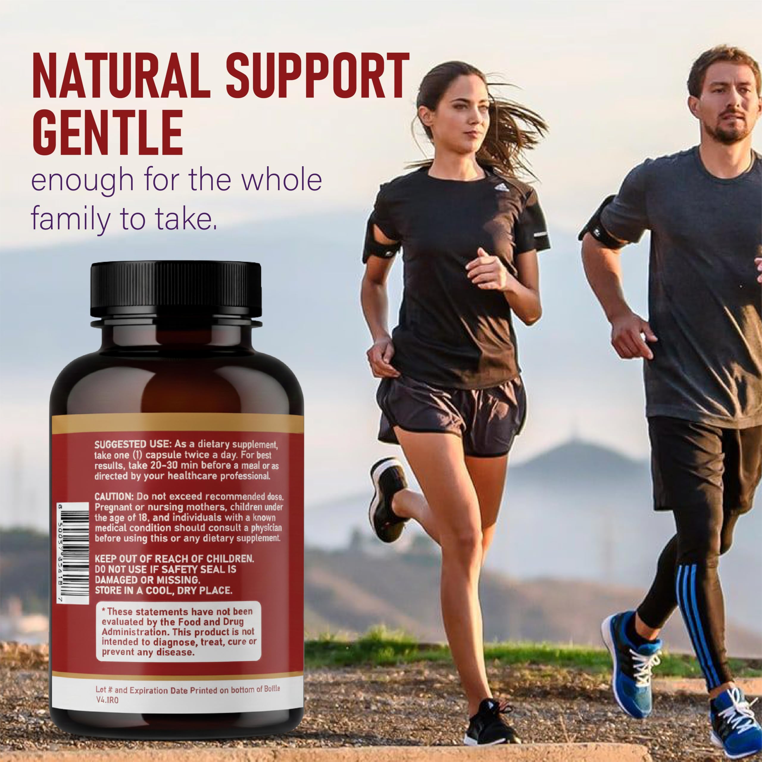 Flacon de 60 capsules végétales pour 30 jours Catalyst Nutrition.