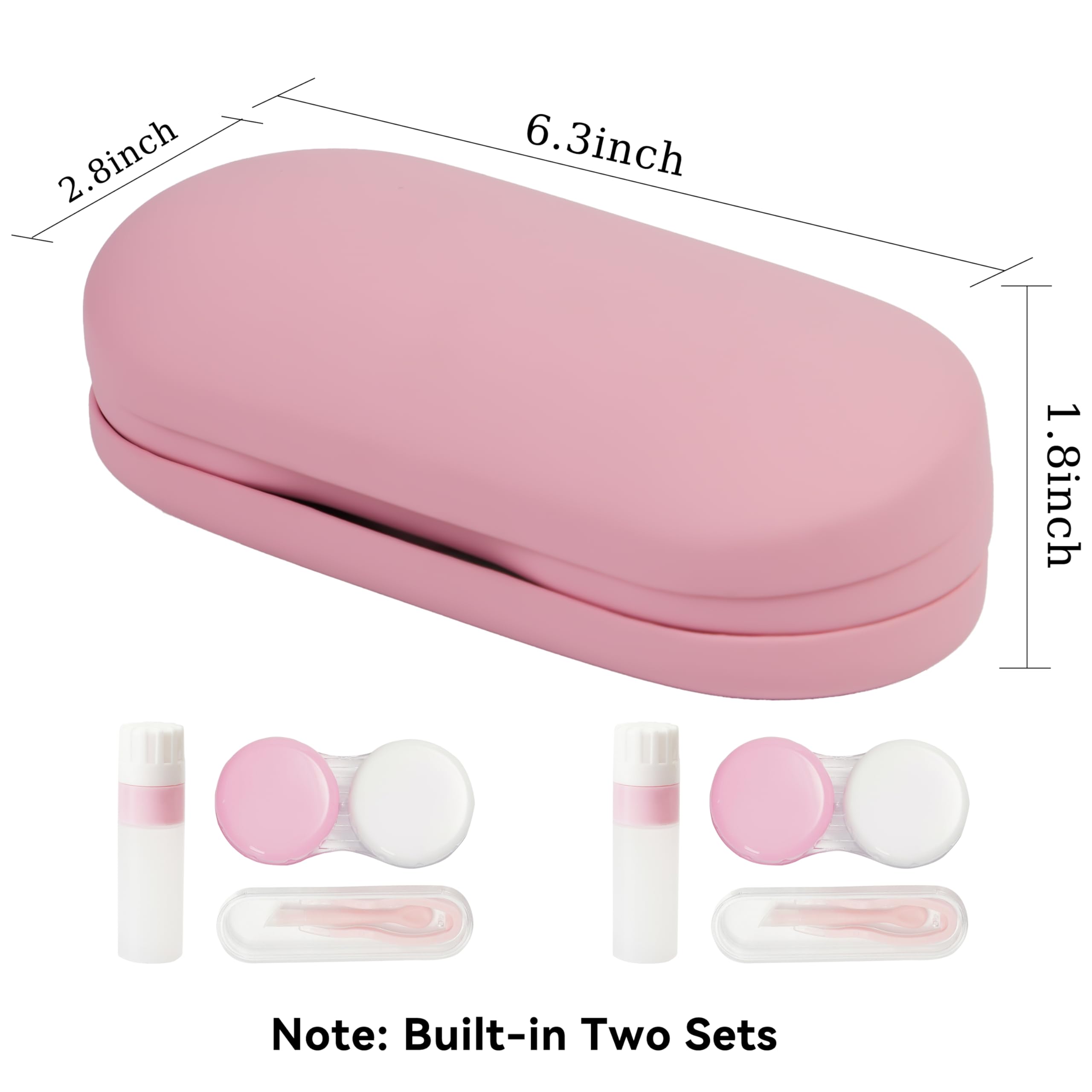 Cauyuan boîtier durable avec compartiments pour lunettes et accessoires
