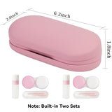 Cauyuan boîtier durable avec compartiments pour lunettes et accessoires