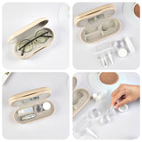 Design compact etui 2 en 1 Cauyuan, transport facile