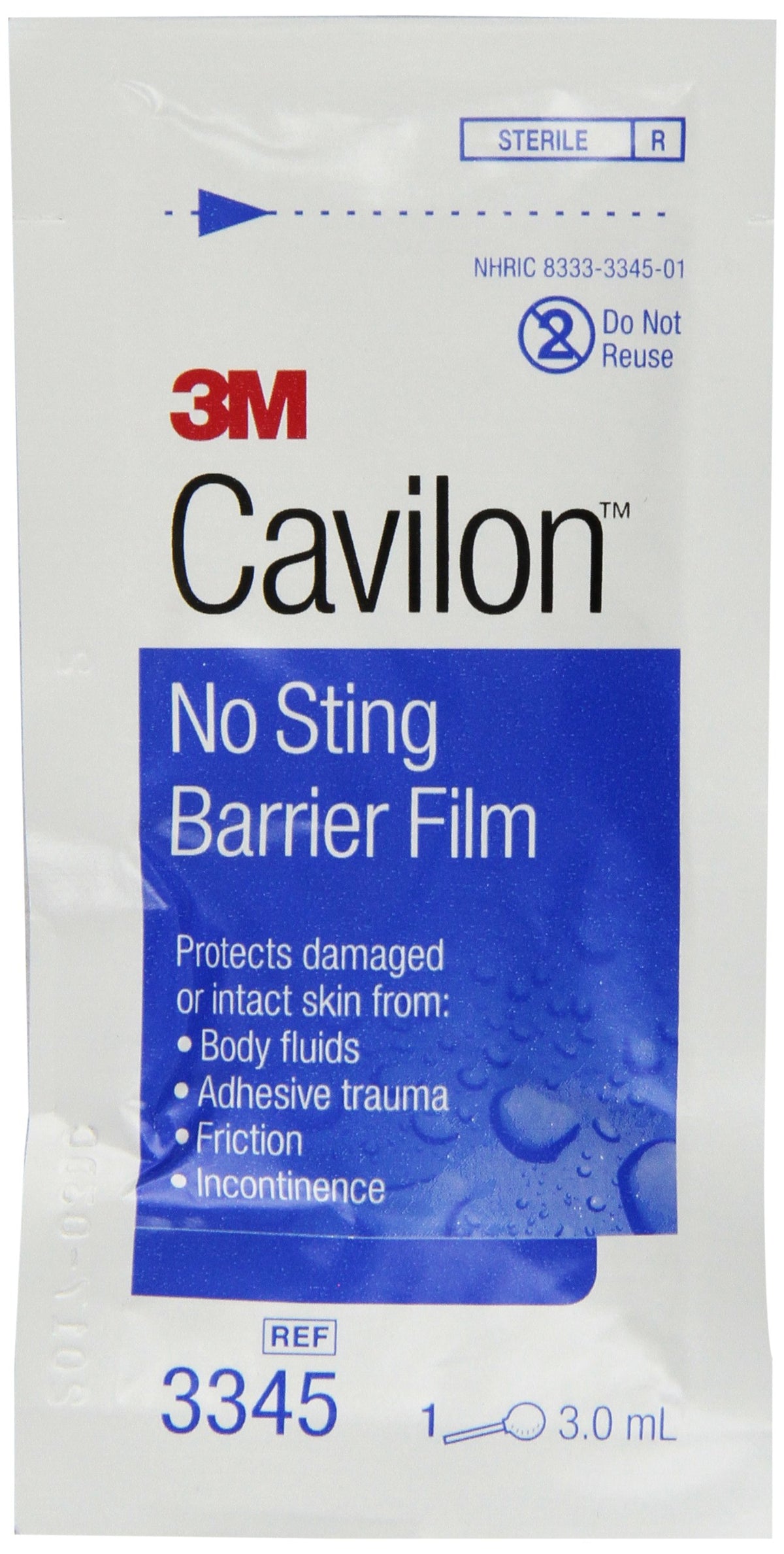 Cavilon film barrière sans douleur 3345, lot 25, pratique et fiable.